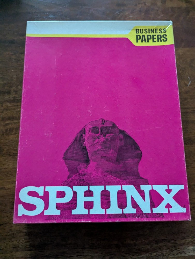Sphinx Business Papers, Light Blue, please read