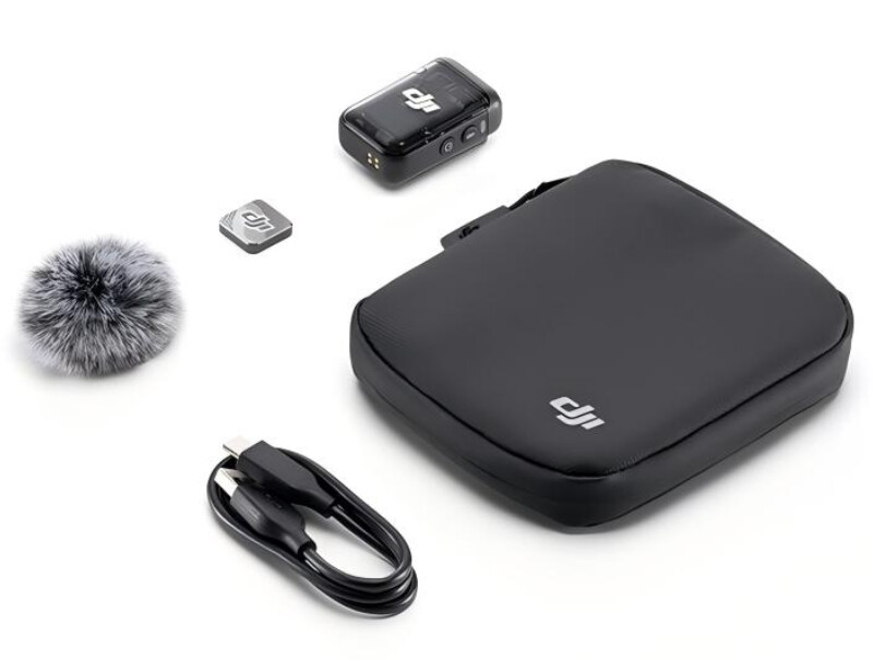 DJI Mic 2 Transmitter/Recorder with Built-In Microphone (Shadow Black)