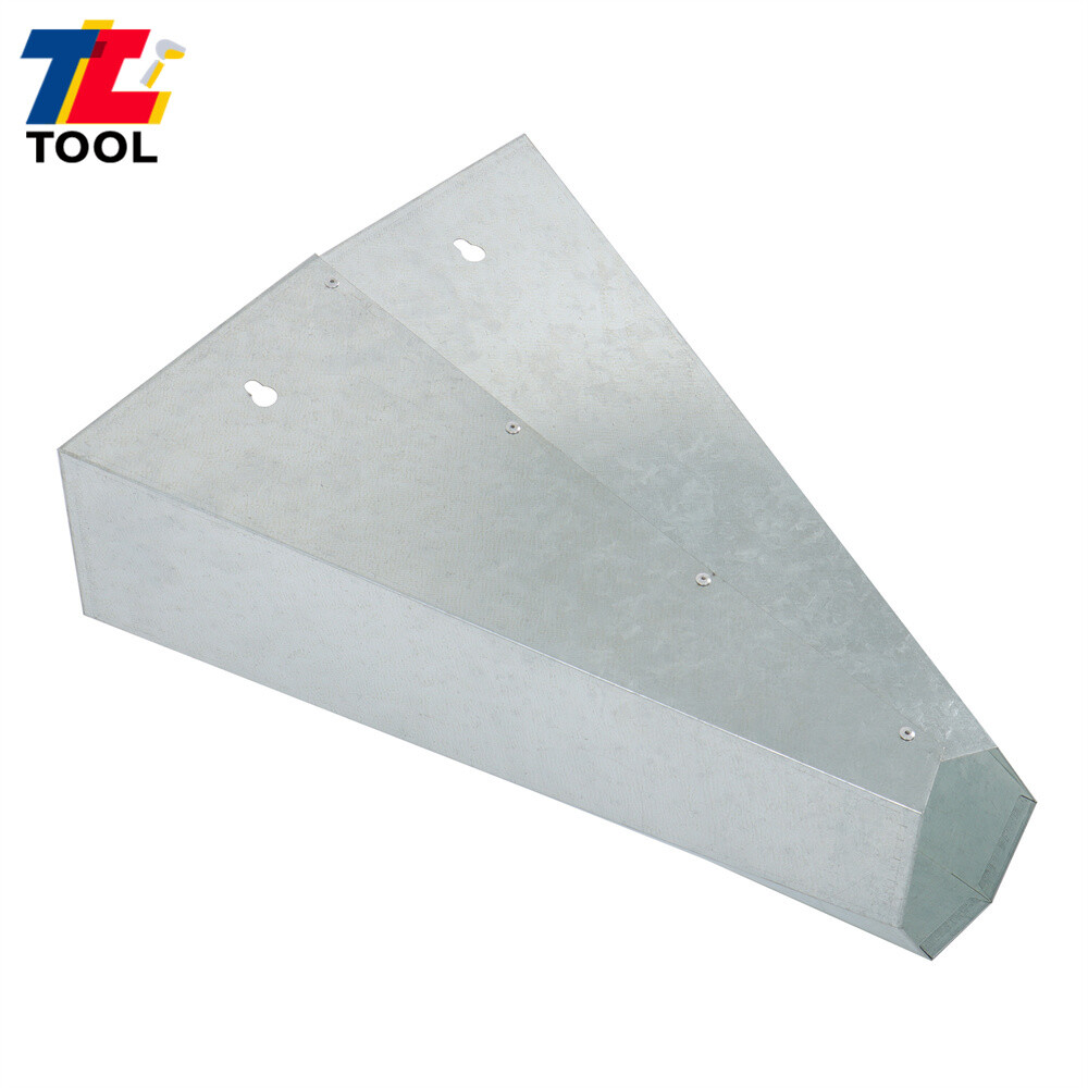 1 Pack 8 lbs Medium Size Chicken Cone Galvanized Steel Poultry Restraining Cone