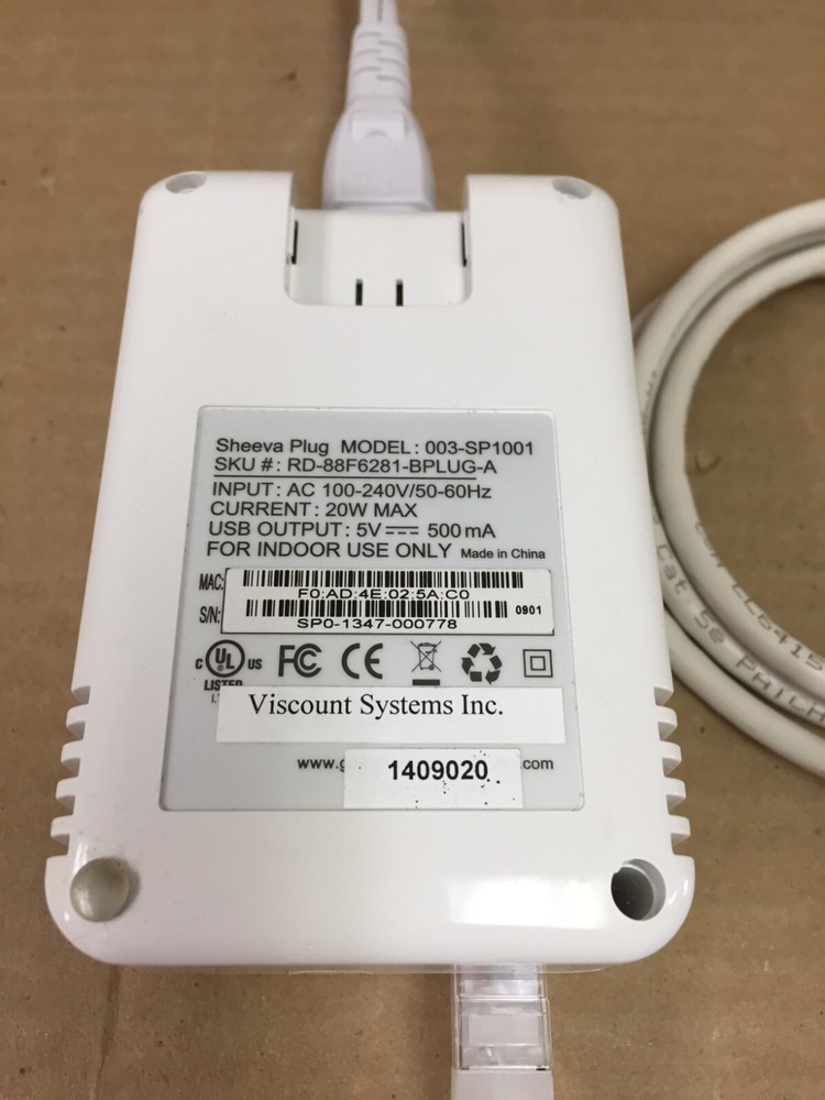 Sheeva Plug 003-SP1001 Globalscale Technologies Tested