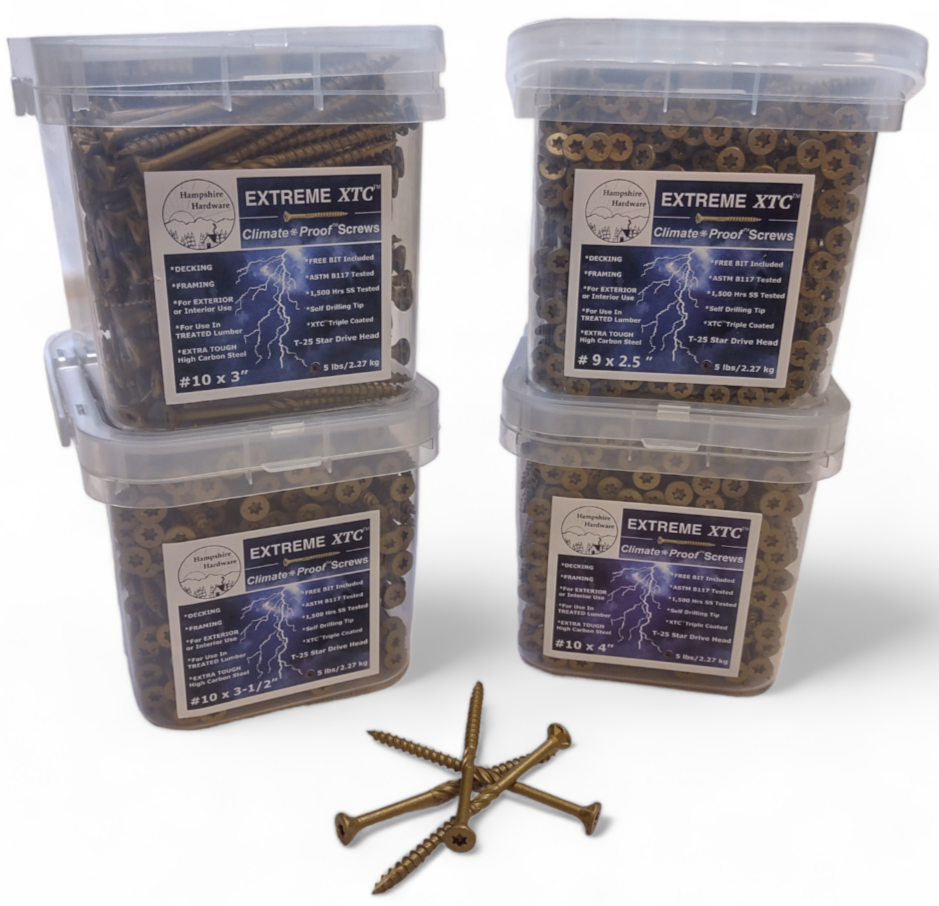 XTC™ Climate Proof™ Decking and Framing Screws #9 x 2.5"