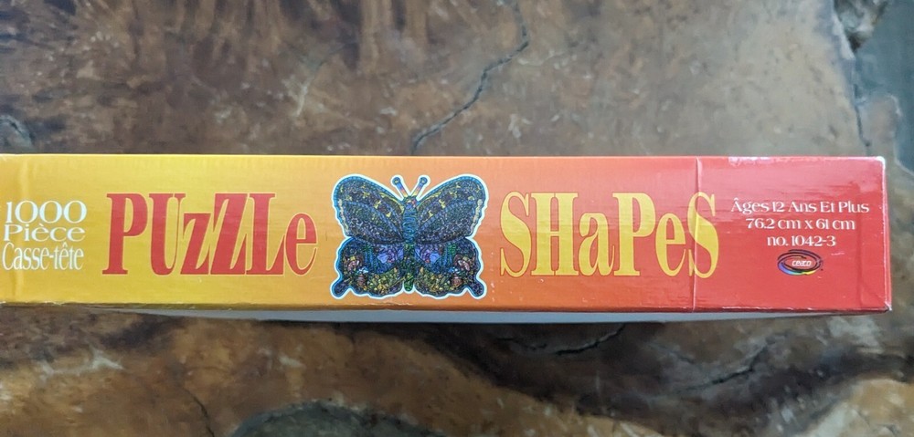 Ceaco 1000 Piece Butterfly Shaped Jigsaw Puzzle