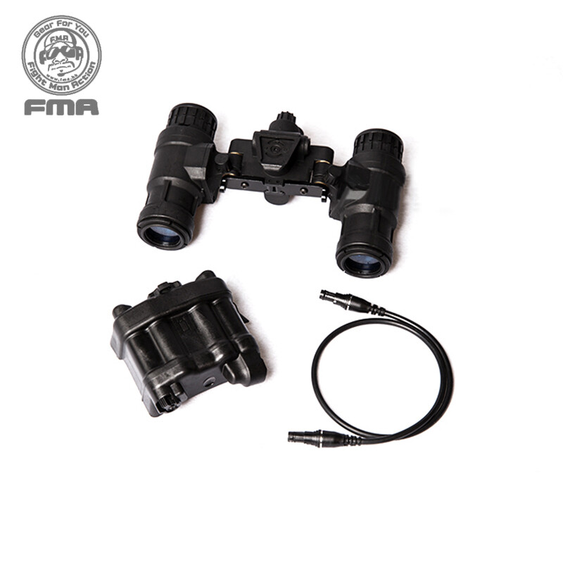 FMA Airsoft Binocular Helmet NVG PVS31 Dummy w/ Light Function Version B Army