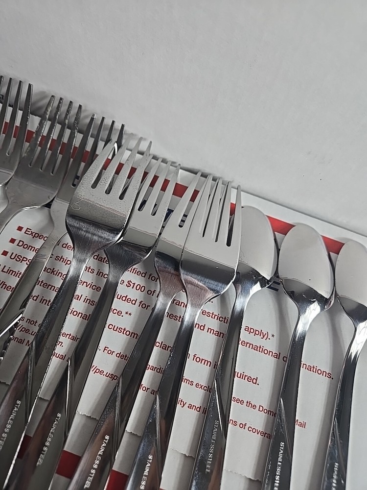 FLATWARE 19 pieces PFALTZGRAFF stainless LORING Hammered Flatware