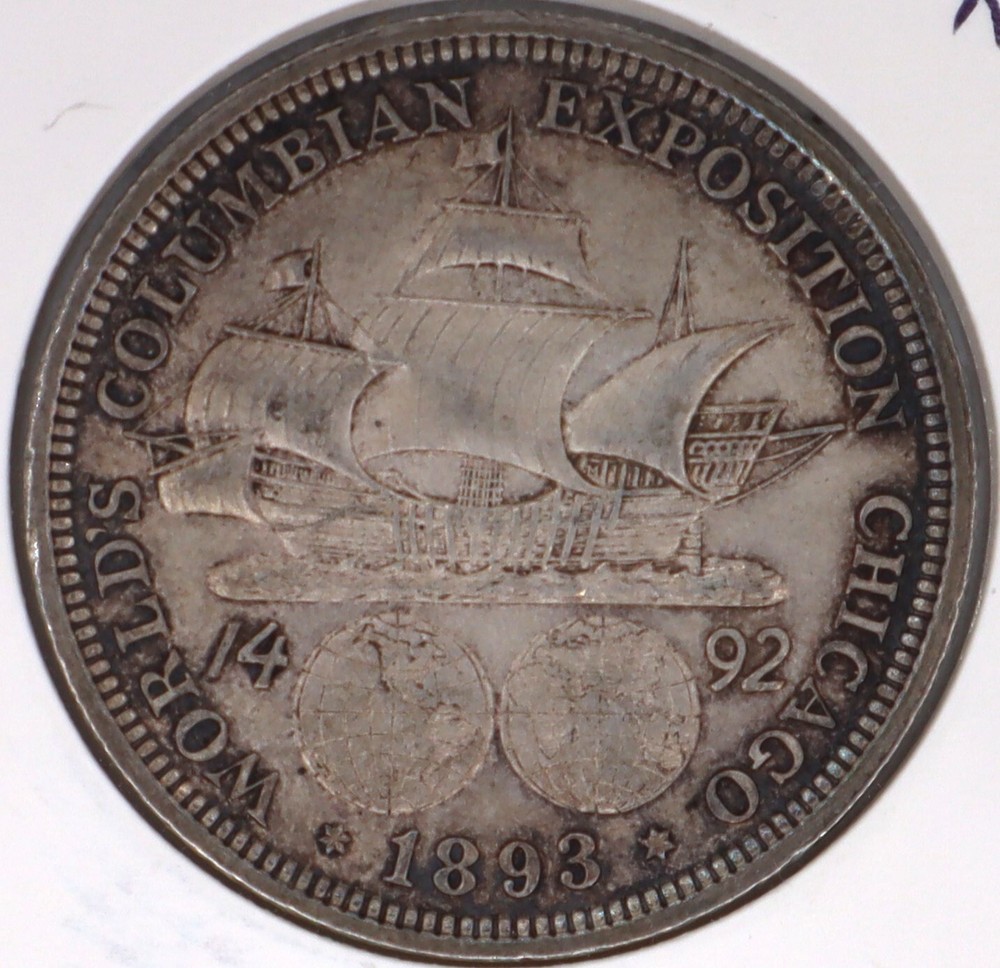 1893 Columbus Expedition Commemorative Half Dollars (Toned)
