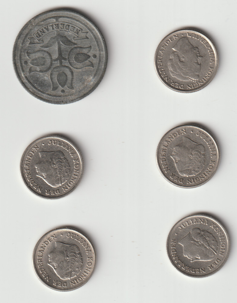 NETHERLANDS ten cents from 1942--22 different