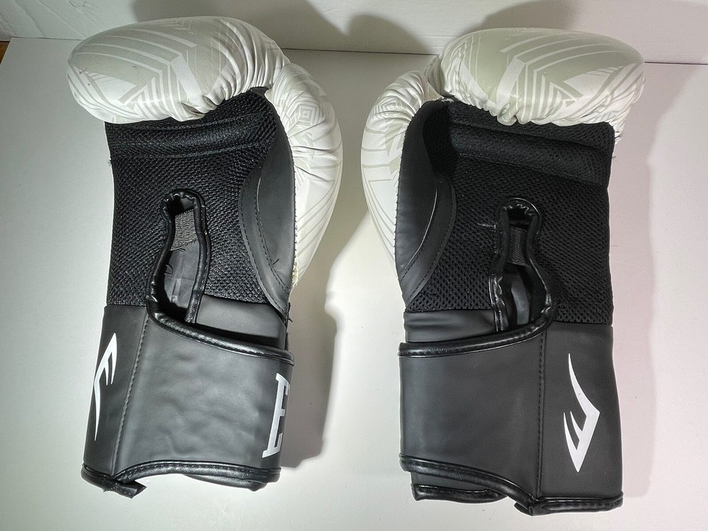 Everlast Elite Pro Style Bag Gloves - White 12 Oz