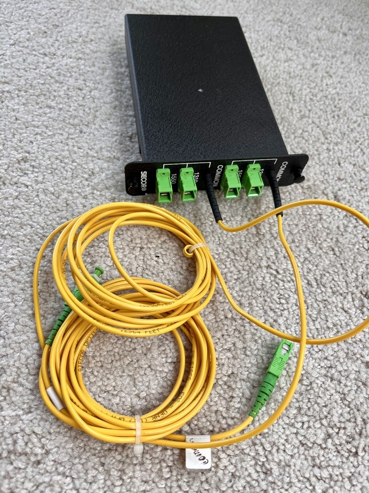 Corning Optical ECL-41W-W-6C-3 Eclipse Coupler Module WDM 1310 1550 SIECOR