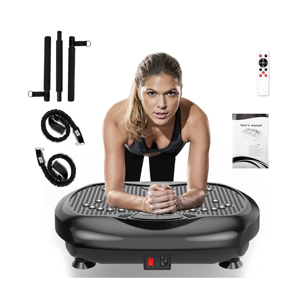 Vibration Plate Exercise Machine - Whole Body Workout Vibration Platform Lymp...