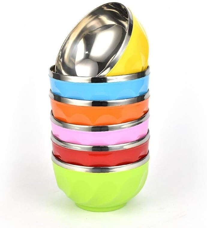 Camping Silverware Lightweight set & Fun Timepass Bowls Multi Pack