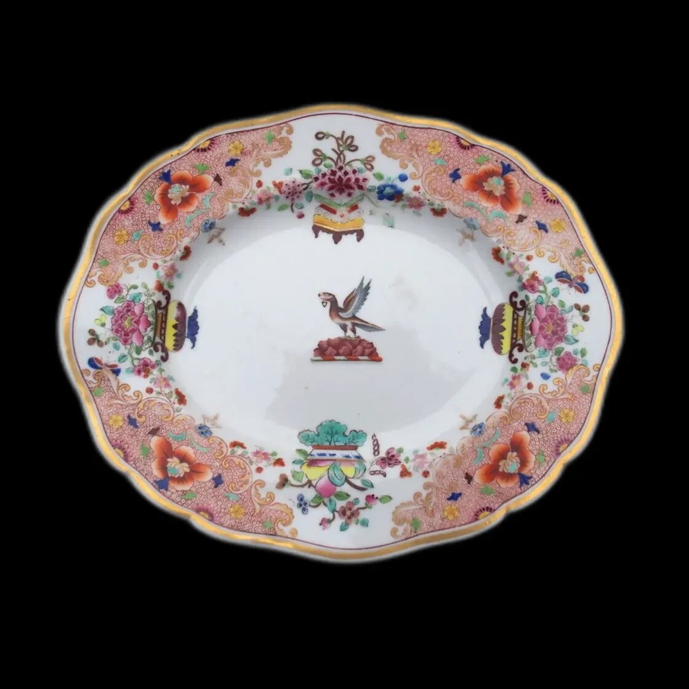 CHAMBERLAINS WORCESTER Armorial  Dish Plate