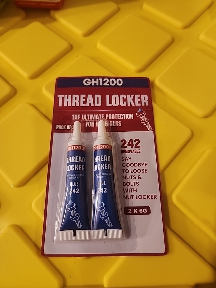 50Ml/2 X 6G Blue Thread Locker 242 Medium Strength Removeable Locktight for Nuts