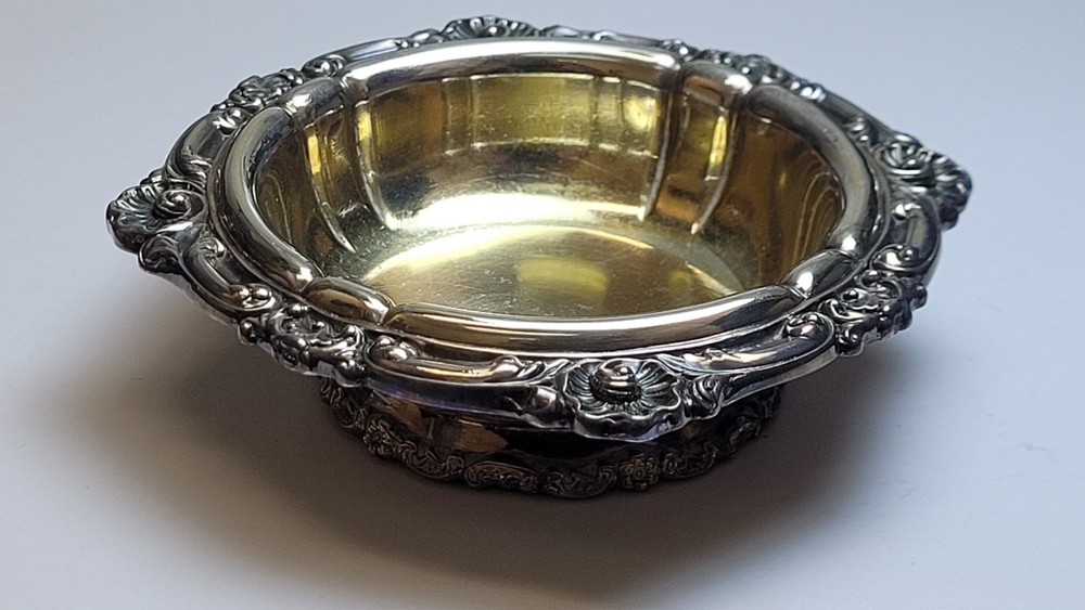 Vintage Tiffany & Co Makers Silver Soldered Dish