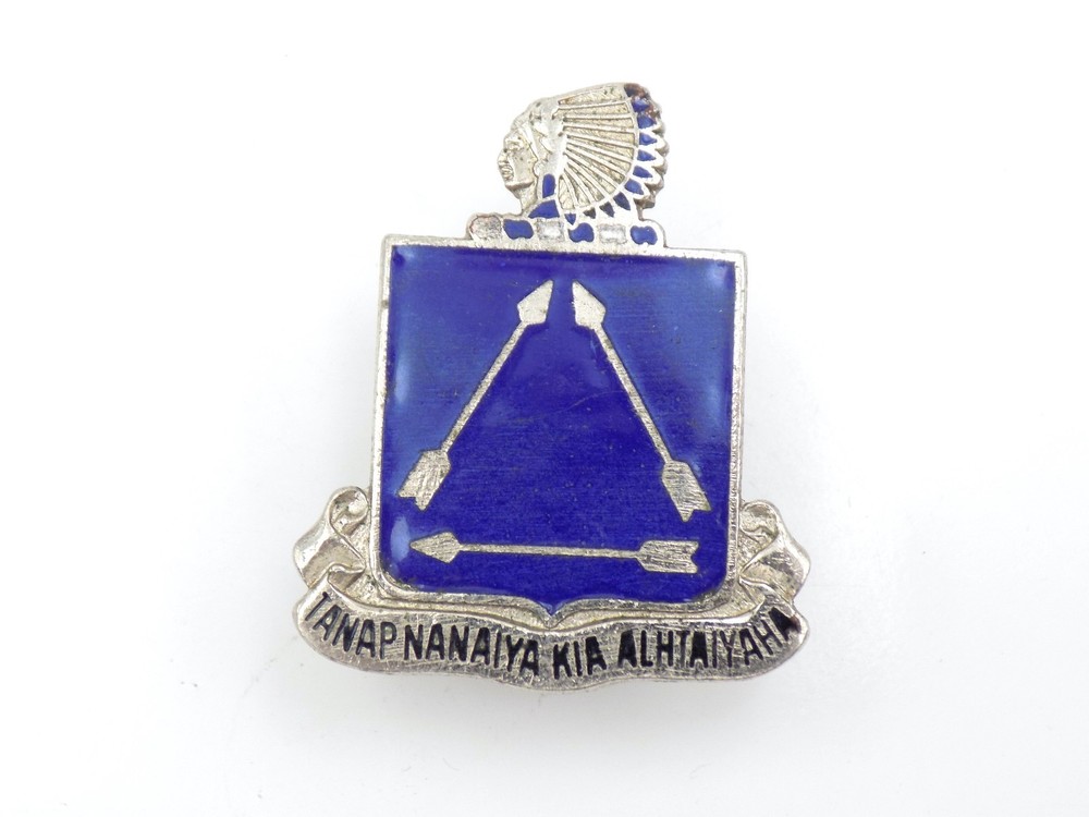 Original US Army 180th Cavalry Regiment Unit Crest E-23