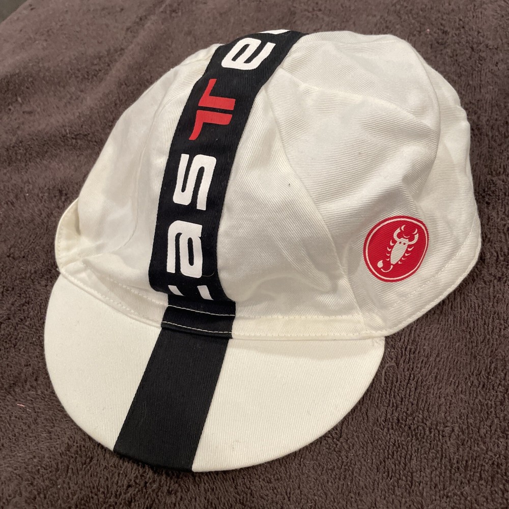 Castelli Hat Cap Cycling 8 Stripe Italy One Size