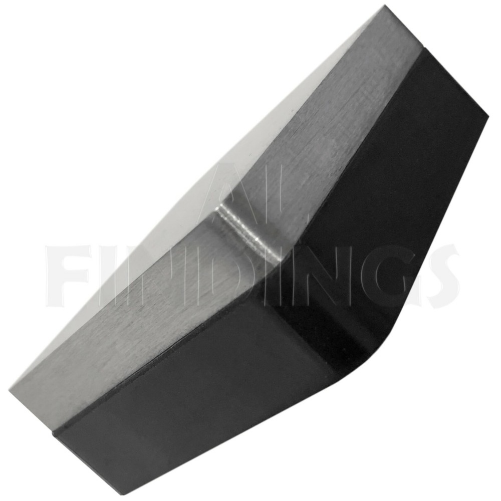 Solid Steel & Rubber Dapping Doming Bench Block Anvil 60 x 25mm CRAFT TOOL