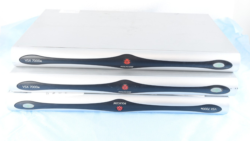 Lot of 3 Polycom VSX7000e Video Conferencing Systems