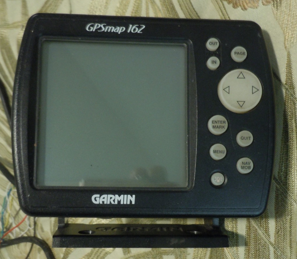 Garmin GPSMAP 162 Marine GPS Navigator Chartplotter Navigation Head Unit TESTED