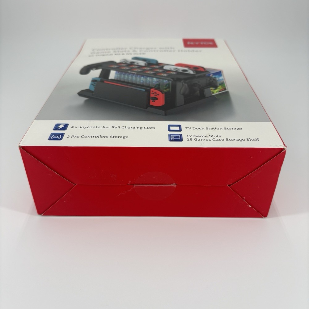 Switch Games Organizer Station With Controller Charger Dock For Nintendo Switch