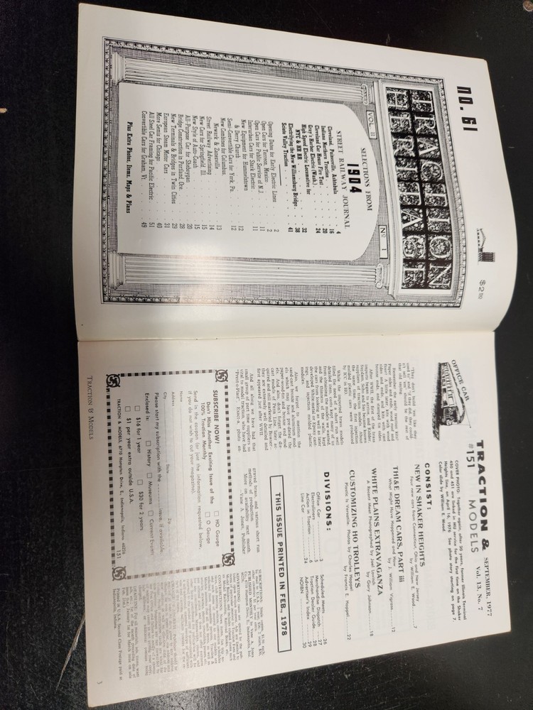10 Issues of 1978 Traction & Models - Model Railroads