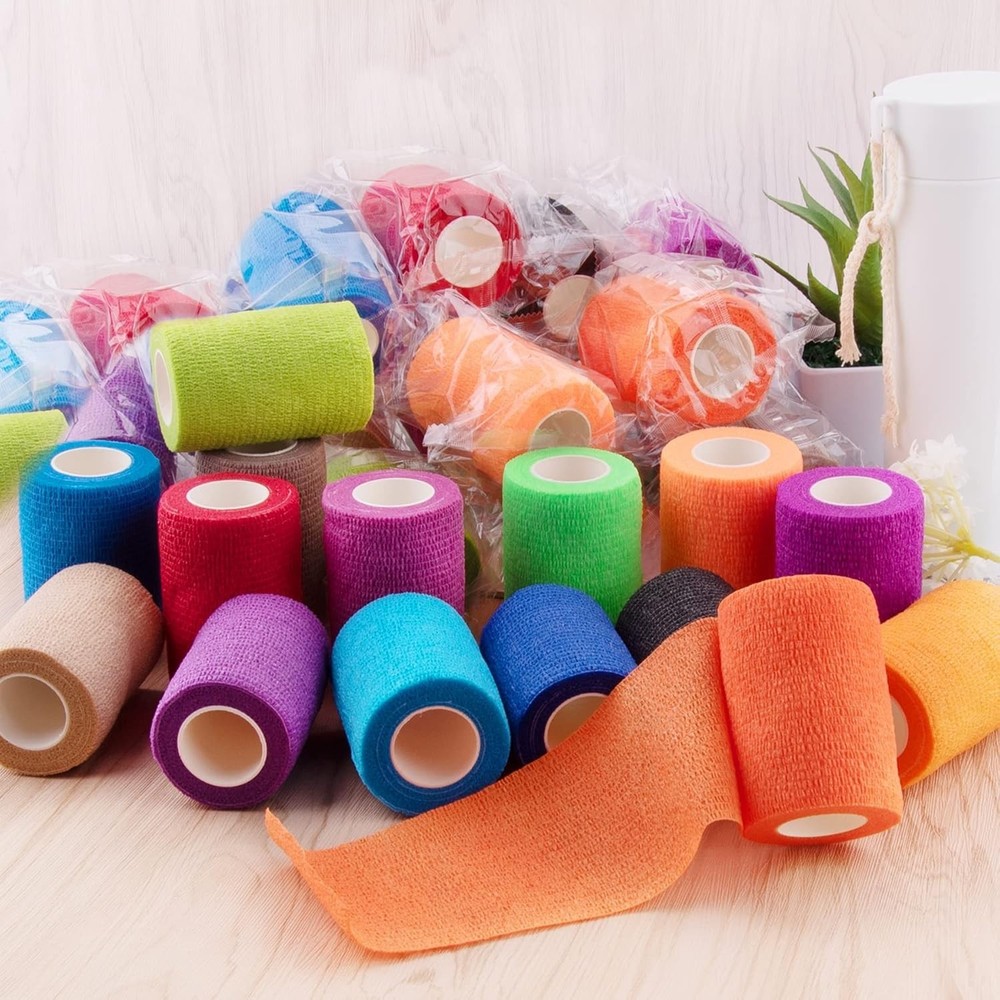 Stretch Bandage Wrap for Ankle & Wrist - 30 Rolls
