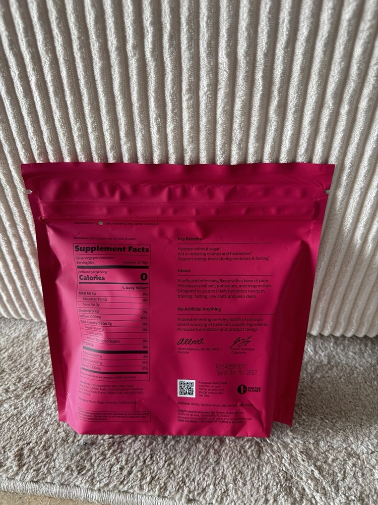 Promix Electrolyte Powder – Hydration & Energy Support – No Sugar,