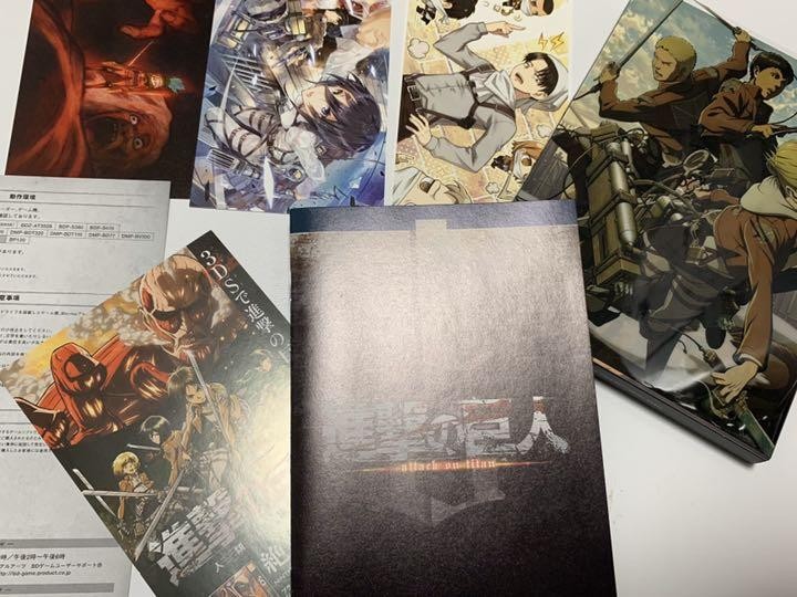 Attack on Titan Blu-ray 6 Seal Set