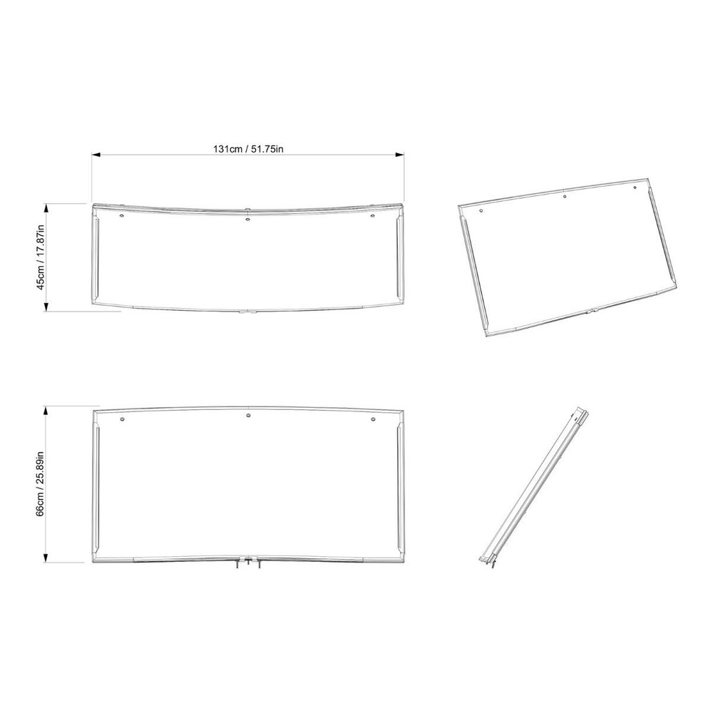 CAN-AM 715002431 - Defender Full Polycarbonate Windshield