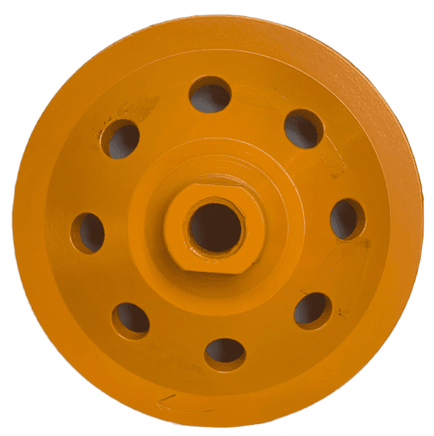 4.5" Premium Single Row Cup Wheel, 5/8"-11 threaded Arbor