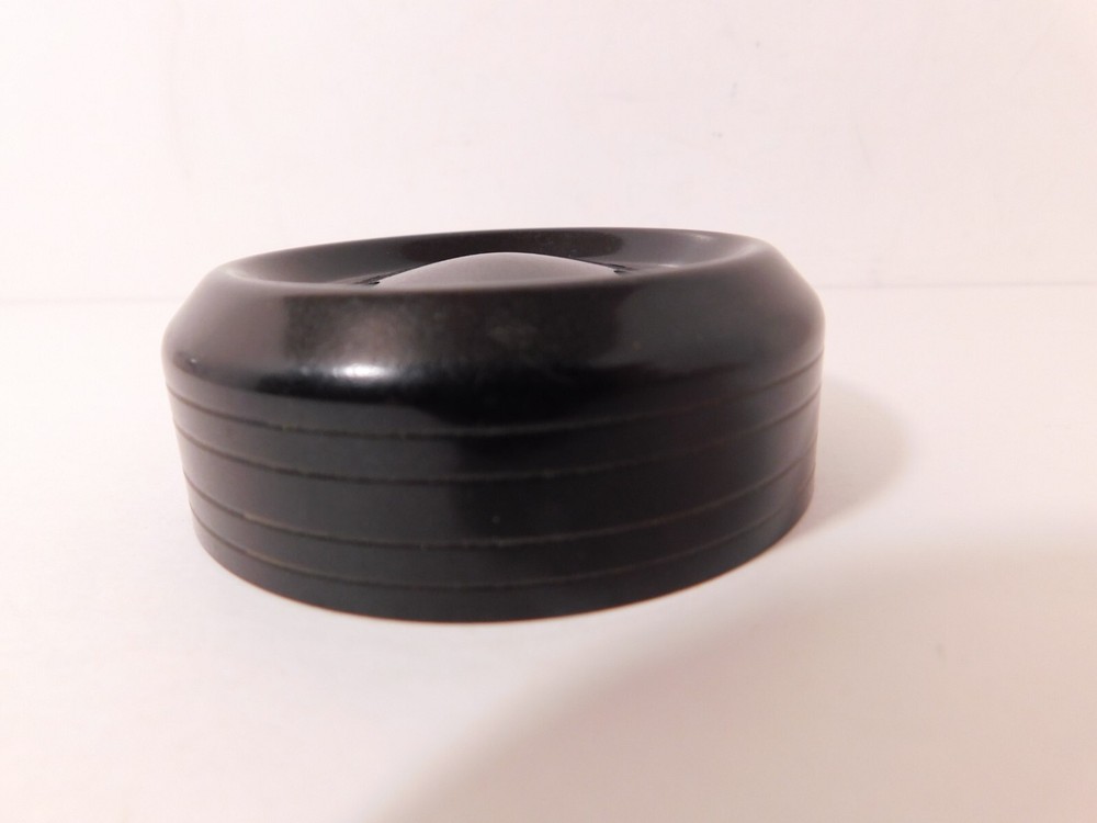 1 - Automatic Electric A/E 40 Bakelite Handset Ribbed Transmitter Cap in VG Cond