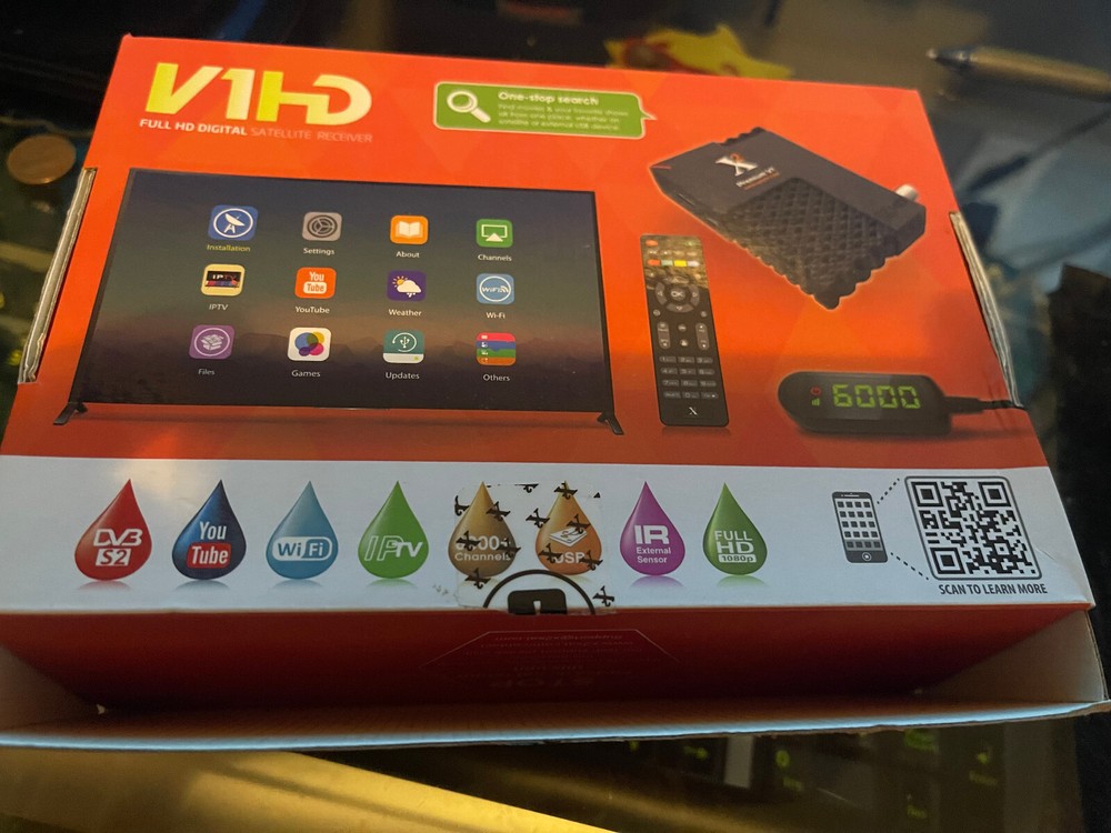 X2/ V1HD   Full HD Digital Satellite Receiver /6000+ Channels