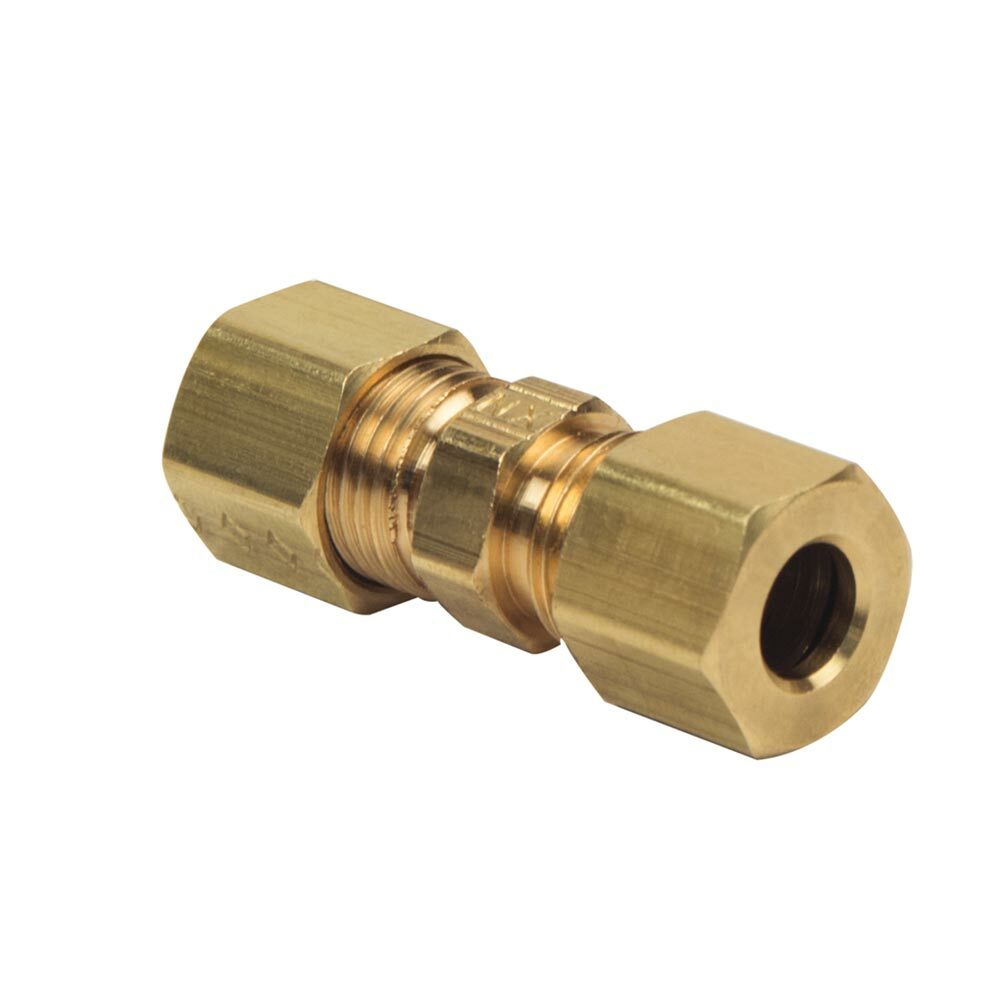 Thrifco 4401060 62-C 1/4" Comp Lead-Free Brass Coupling