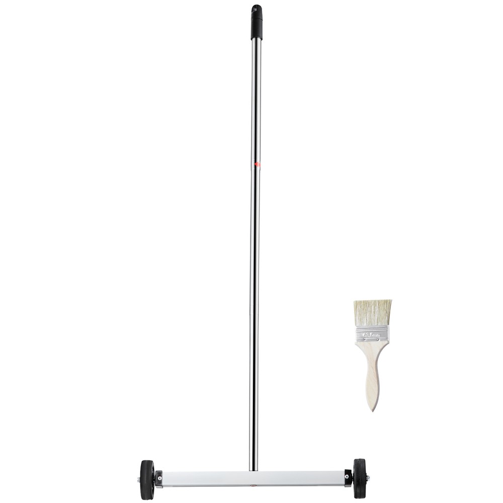 Magnetic Sweeper with Wheels 17inch Mini 10 lbs Capacity Adjustable Handle