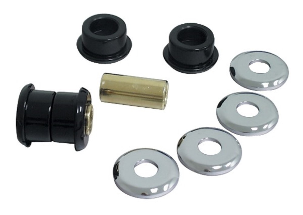 V-Factor 41338 Handlebar Riser Bushings Black Urethane for Harley
