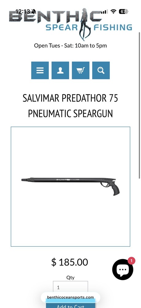 Salvimar Predathor Pneumatic Speargun