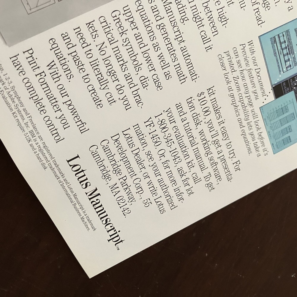 February 1987 Byte computer magazine Wood Computer School Desk Cover