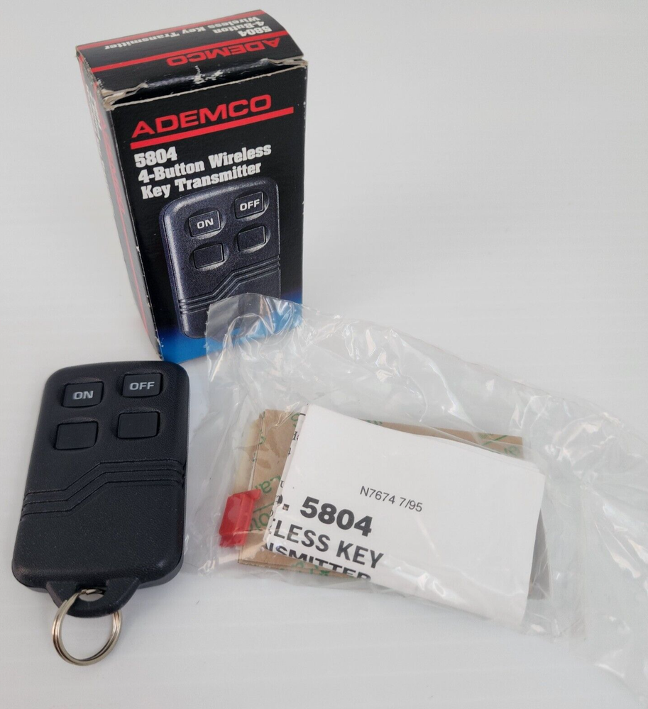 Ademco 5804 4-Button Wireless Key Transmitter