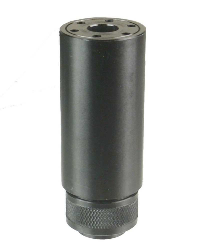 All 9mm 1/2x28 TPI Low Concussion Solid One PC Barrel Extension Muzzle Brake