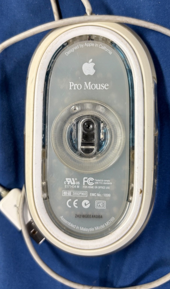 GENUINE APPLE USB PRO MOUSE CLEAR M5769