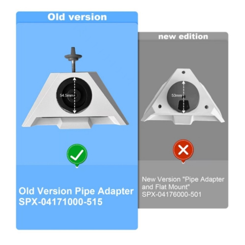 1x Durable Adjustable Clamp Mount for Starlink For Mini on For RV Ladder Systems