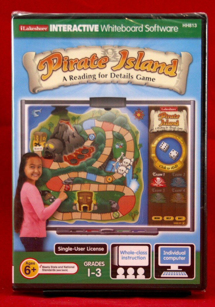 Pirate Island Reading For Details Lakeshore Interactive Whiteboard Software NEW