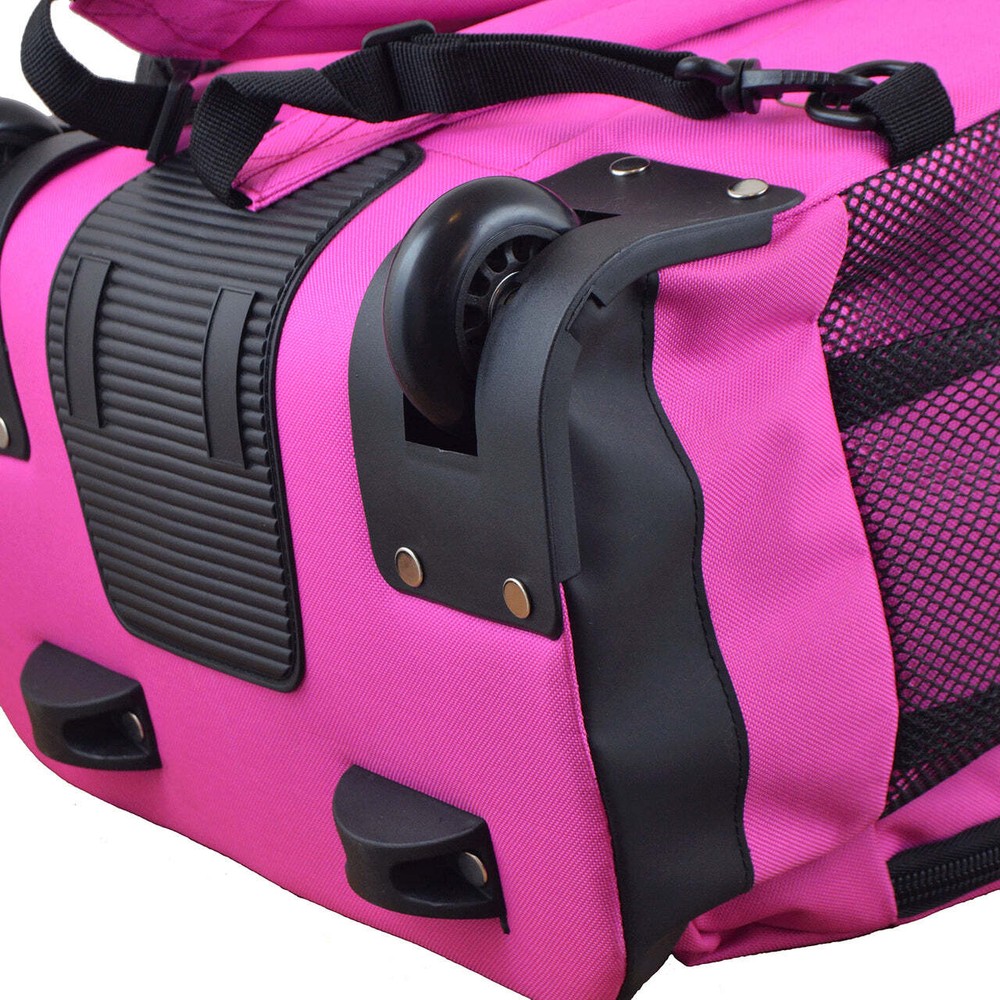 New Mexico Premium Wheeled Backpack in Pink