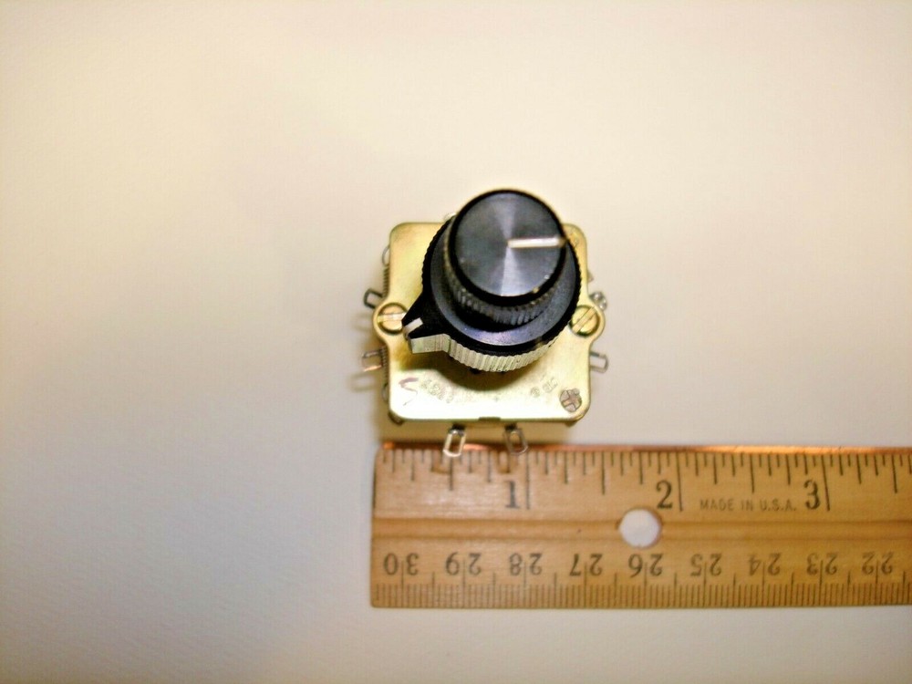 Rotary Switch Potentiometer 1P12T Adjustable Stop 1M Ohm