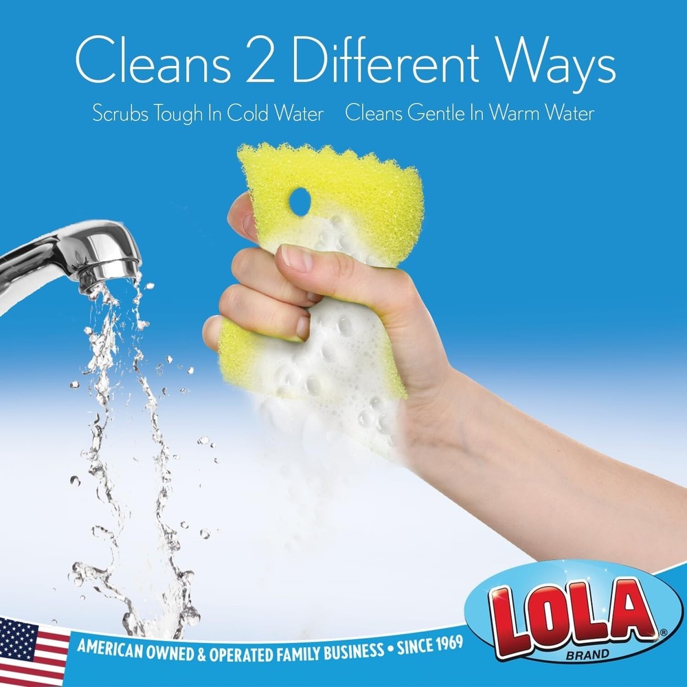 3 PACK SCRUB BOSS, NON-SCRATCH SCRUBBING & CLEANING SPONGE PAD MULTI USE