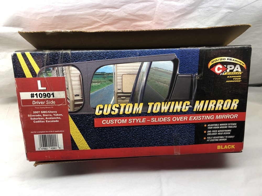 CIPA Mirror 10901  Custom Towing Mirror GMC/Chevy Left Side Driver Side 2007