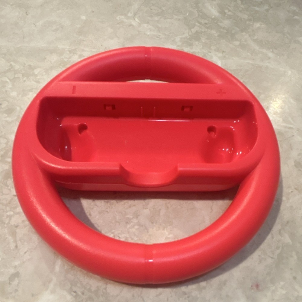 Joy-Con Wheel Blue Red Steering Controller Attachments for Nintendo Switch