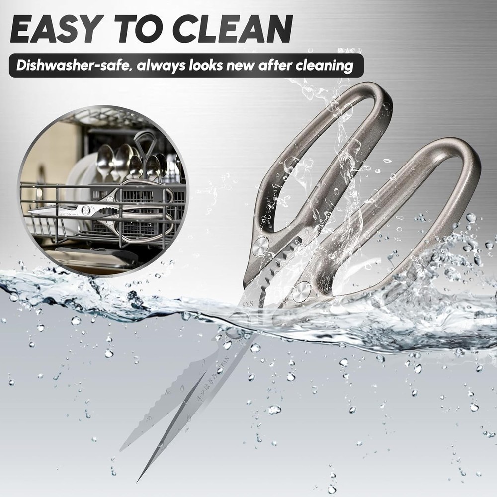Kitchen Shears Set, All Purpose Heavy Duty Poultry Shears, Sharp Japanese Mea...