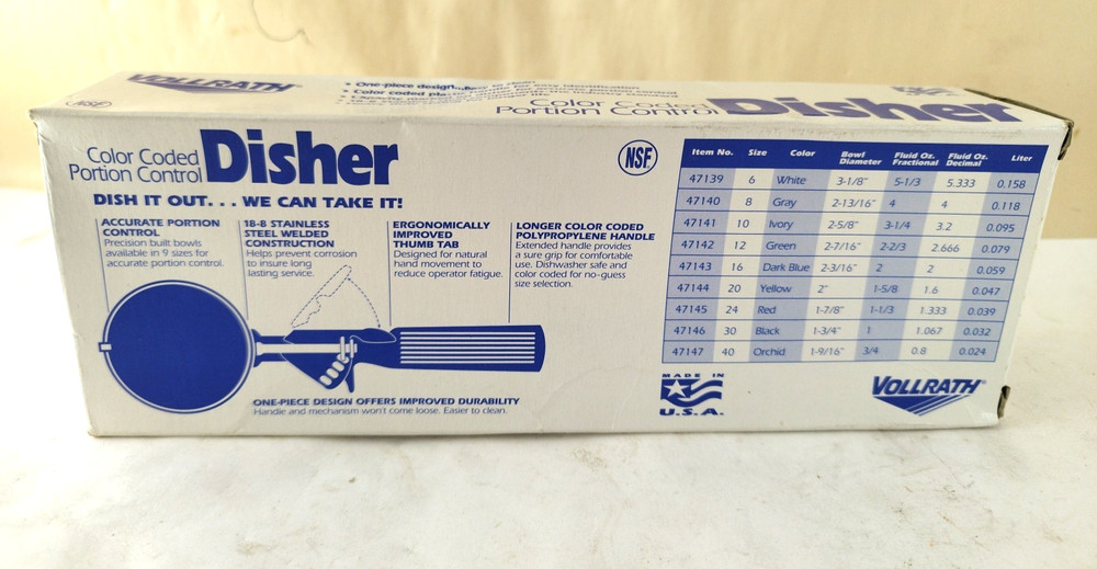 Vollrath Disher Size 16