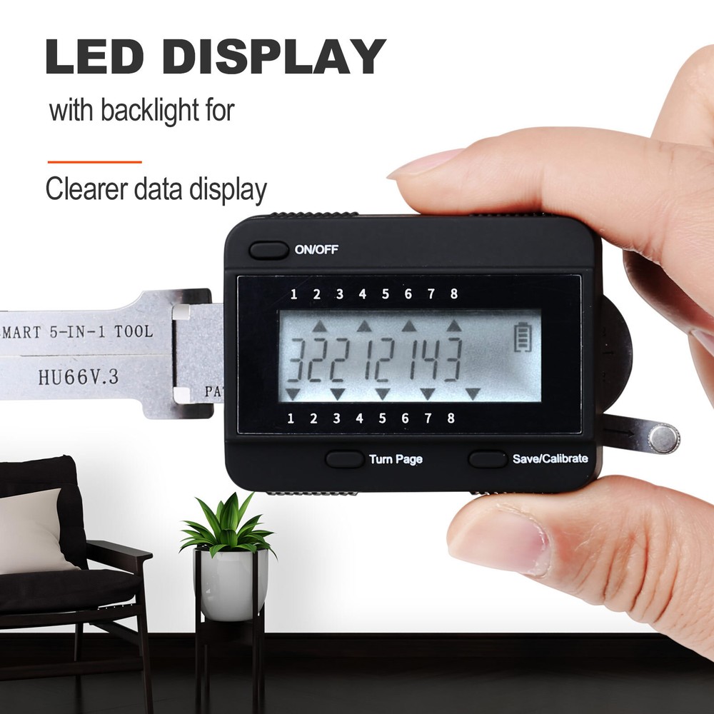 5 In 1 Smart Decoder HU66V.3 NP Tool Code Reading Storage LED Lighs for HU66 Car