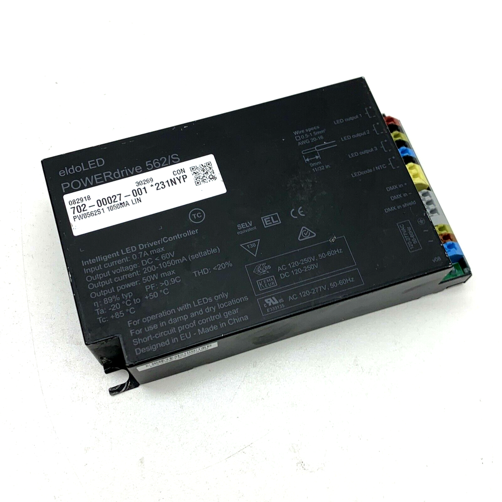 eldoLED Powerdrive 562/S Intelligent LED Driver/Controller 1050mA 60VDC 50W